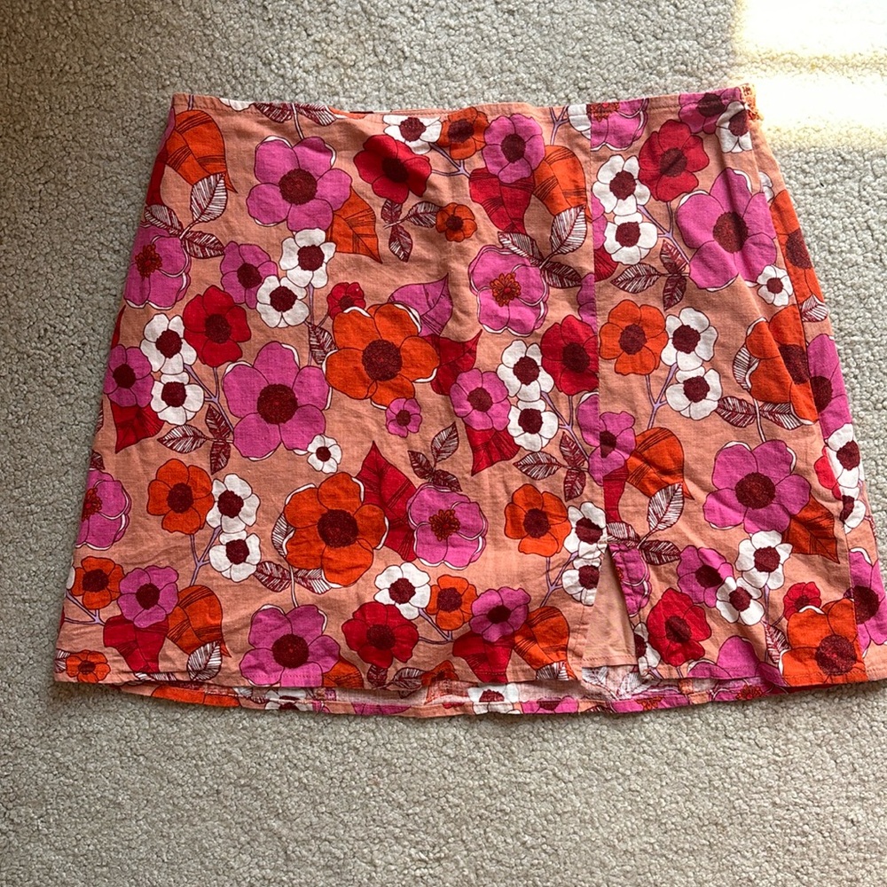 Urban outfitters floral skirt